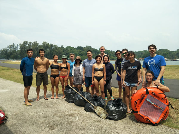 Singapore's First Freediving Clean Up (by Michelle)